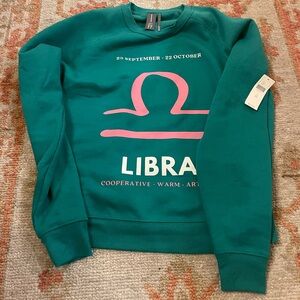 NEW Anthropologie Libra sweatshirt